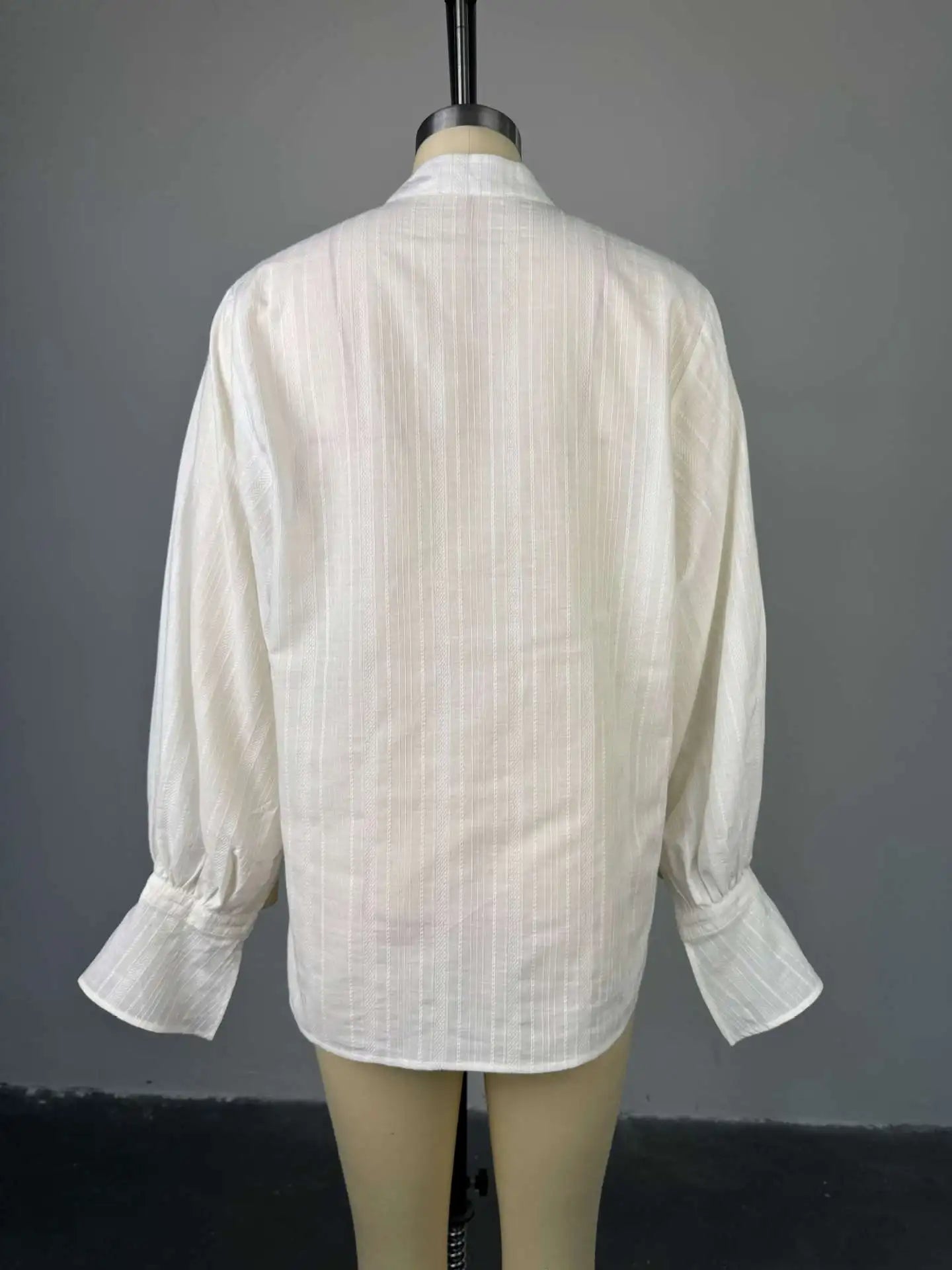 2026 Spring New Oversize White Shirt Women Long Sleeve Button up Minimalist 100% Cotton Shirt Female Chic Loose Tunic Blouses