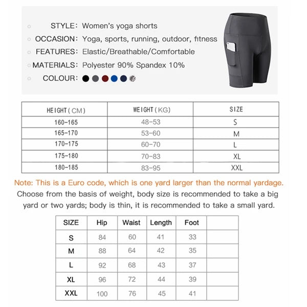 Women Yoga Shorts High Waist Workout Gym Shorts Fitness Yoga Lift Butt Fitness yoga leggings Running Cycling Short Pants