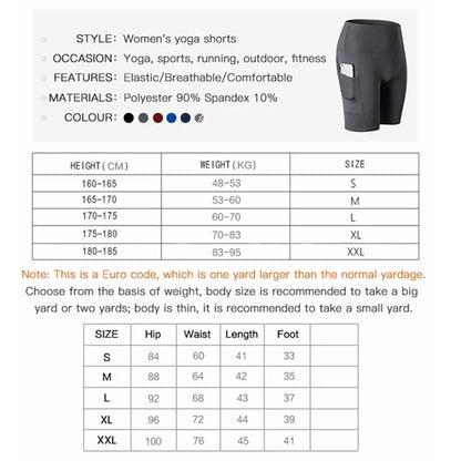 Women Yoga Shorts High Waist Workout Gym Shorts Fitness Yoga Lift Butt Fitness yoga leggings Running Cycling Short Pants