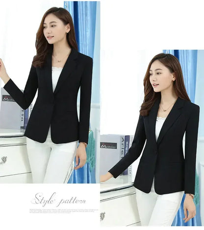 Women Blazer Office Ladies Elegant Outwear Long Sleeve Work Wear Classy Female Pink Suit African Autumn Fashion 2025 New