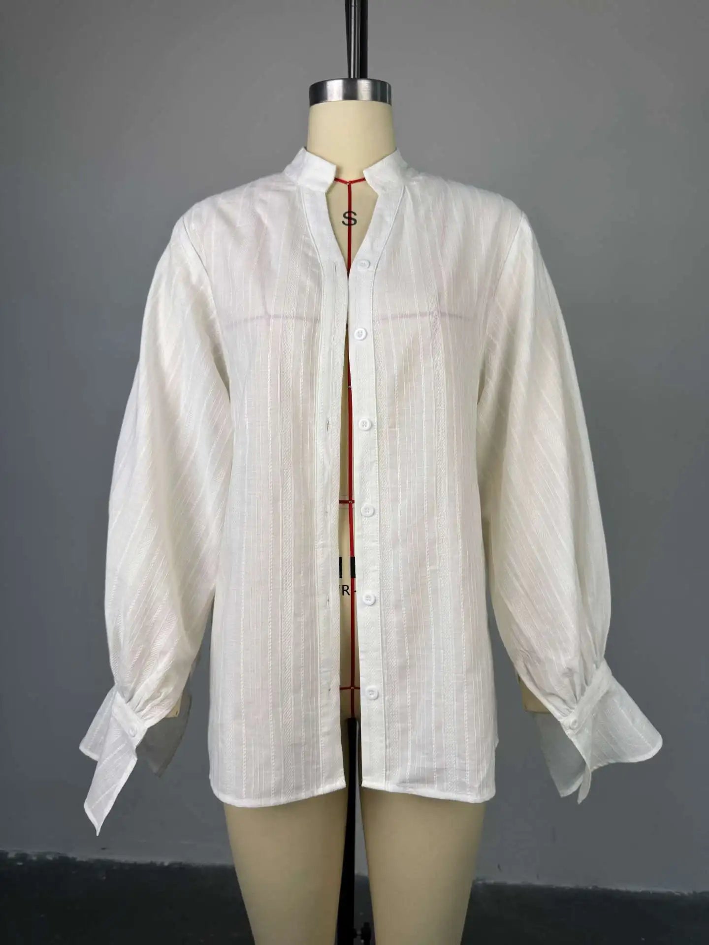 2026 Spring New Oversize White Shirt Women Long Sleeve Button up Minimalist 100% Cotton Shirt Female Chic Loose Tunic Blouses